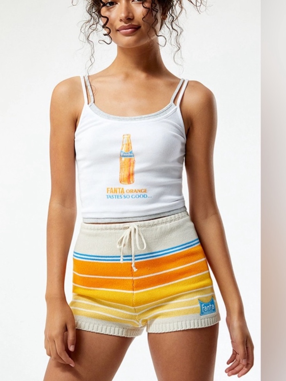 Fanta for PacSun. Tank new with tags and knit shorts worn once.